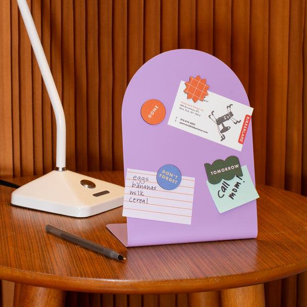 Kikkerland Inkerie Purple Magnetic Memo Board