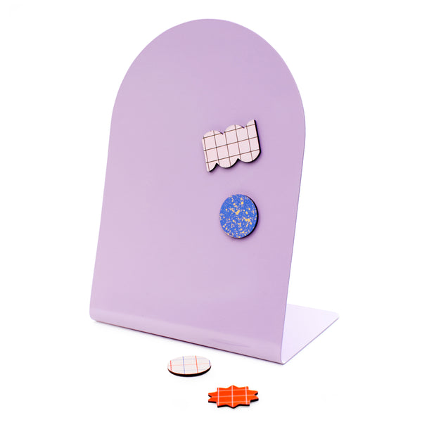 kikkerland Inkerie Purple Magnetic Memo Board