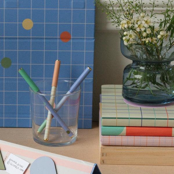 Kikkerland Inkerie Set Of 4 Ballpoint Pens