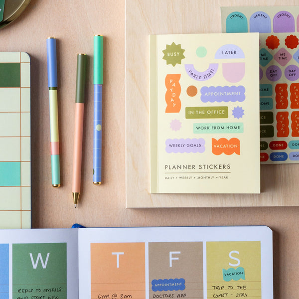 Kikkerland Inkerie Set Of 4 Ballpoint Pens