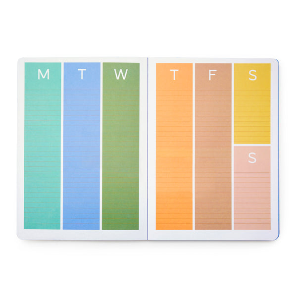 Kikkerland Inkerie Undated Weekly Planner
