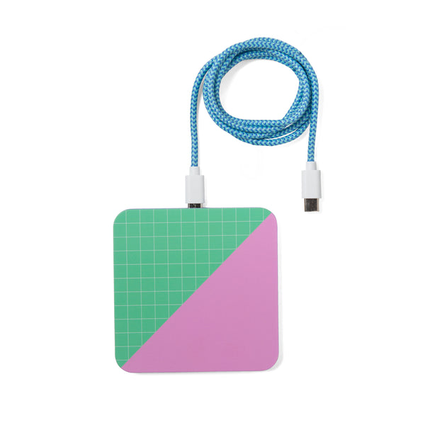 kikkerland Inkerie Wireless Charger Colorblock