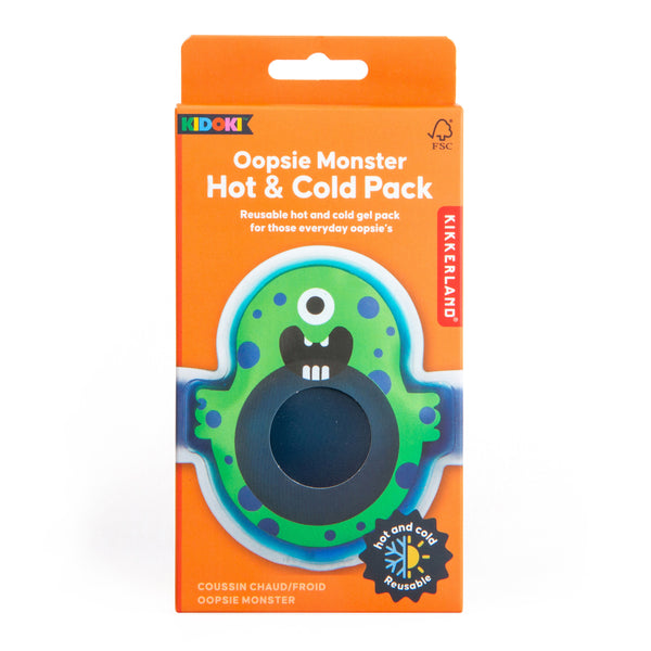 Kikkerland Kidoki Oopsie Monster Hot & Cold Pack