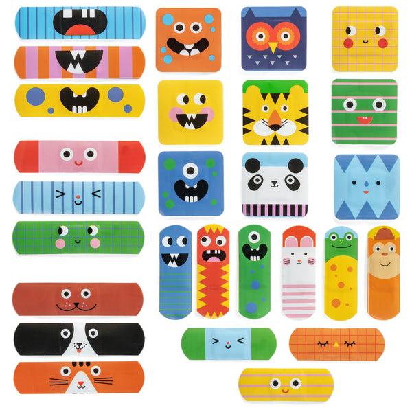 kikkerland Kidoki Ouchy Friends Adhesive Bandages