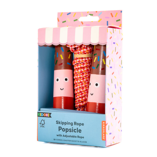 Kikkerland Kidoki Popsicle Skipping Rope