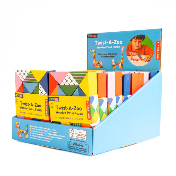 Kikkerland Kidoki Twist-A-Zoo