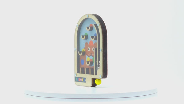 Kikkerland Kidoki Wooden Pinball