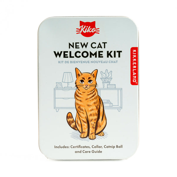kikkerland Kiko New Cat Welcome Kit