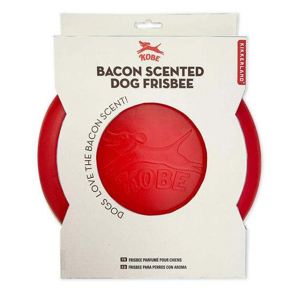 Kikkerland Kobe Bacon Scented Dog Flying Disc