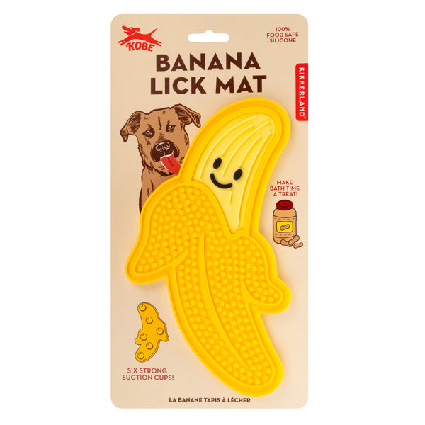 Kikkerland Kobe Banana Lick Mat