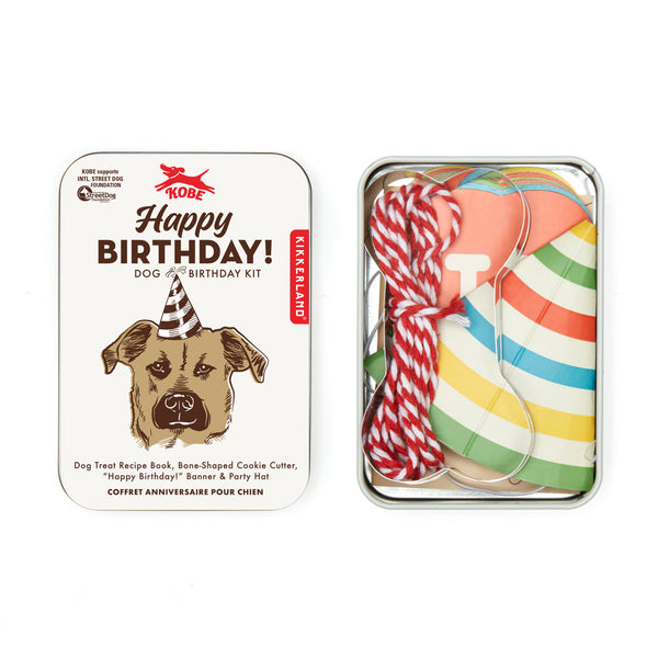 kikkerland Kobe Dog Birthday Kit