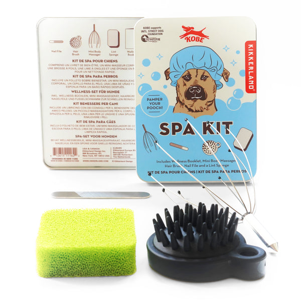 Kikkerland Kobe Dog Spa Kit