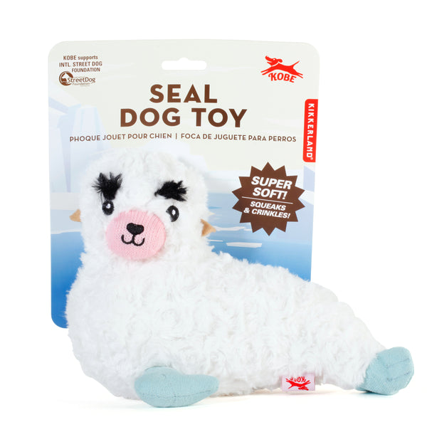 Kikkerland Kobe Seal Dog Toy