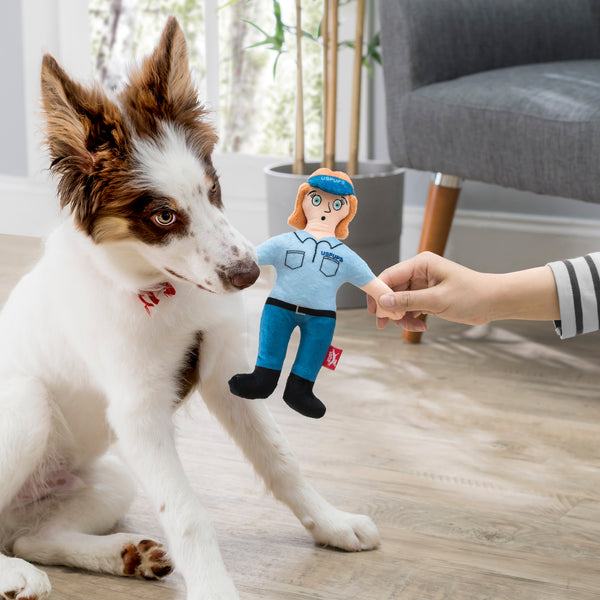 kikkerland Kobe USPups Squeeky Plush Toy