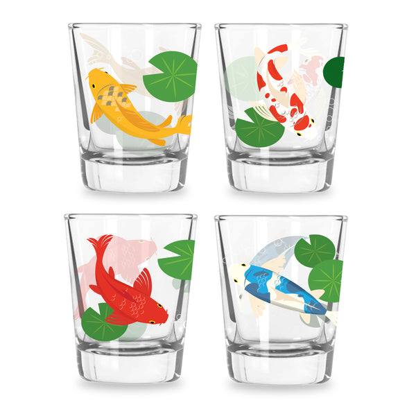 Kikkerland Koi Morph Shot Glasses