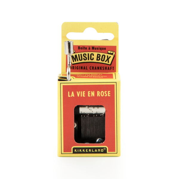 kikkerland La Vie En Rose Music Box