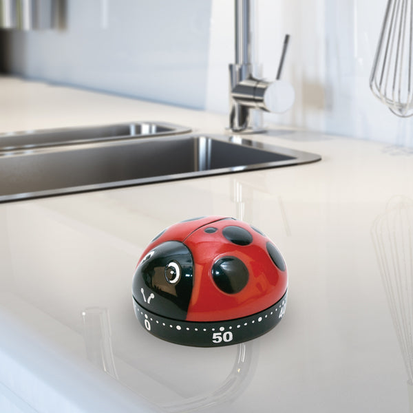 kikkerland Ladybug Kitchen Timer