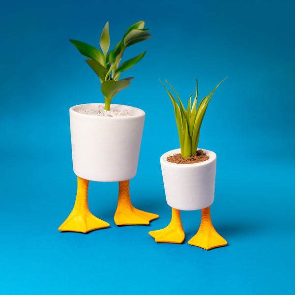 Kikkerland Large Duck Feet Planter