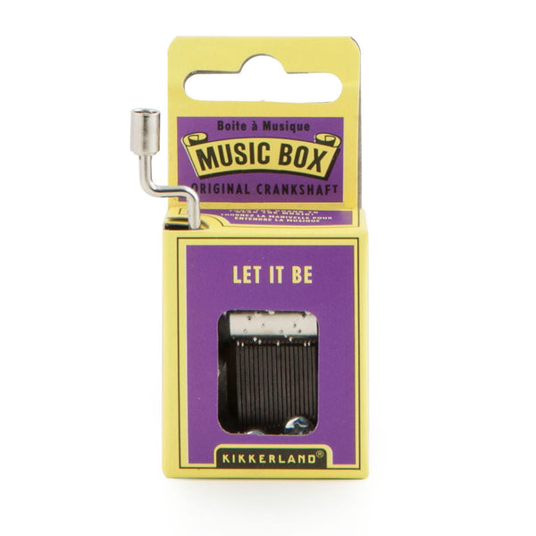 kikkerland Let It Be Music Box