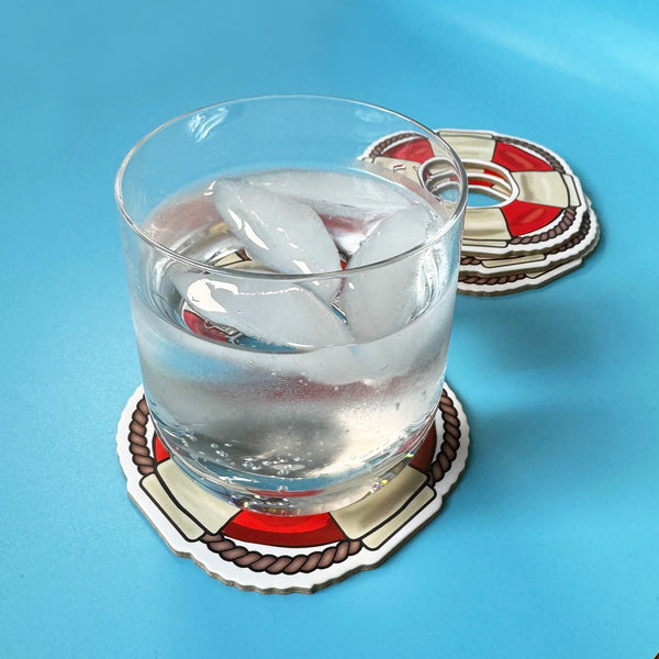 Kikkerland Lifesaver Coasters