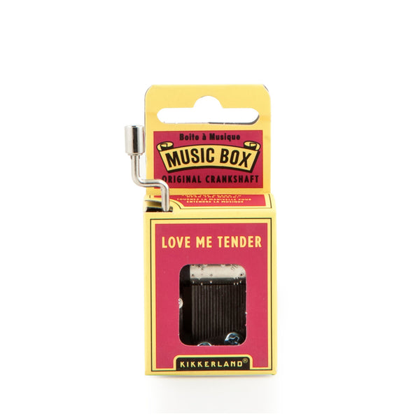 kikkerland Love Me Tender Music Box