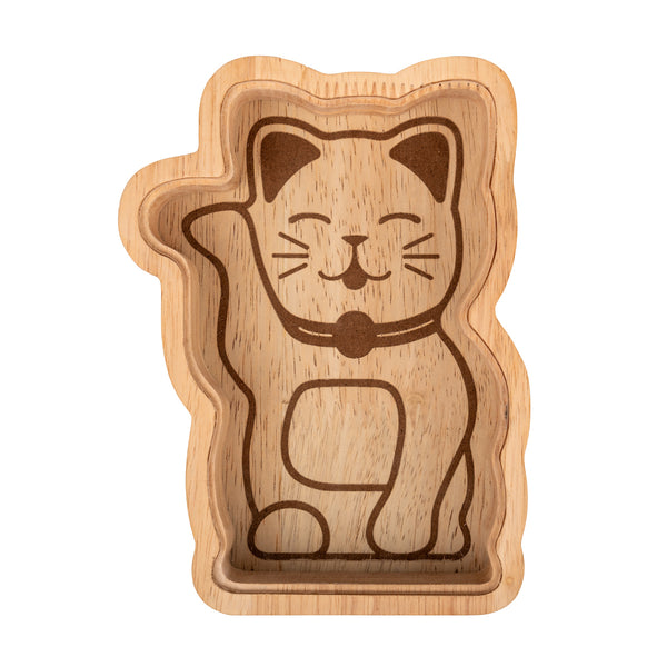 kikkerland LUCKY CAT MONEY BANK