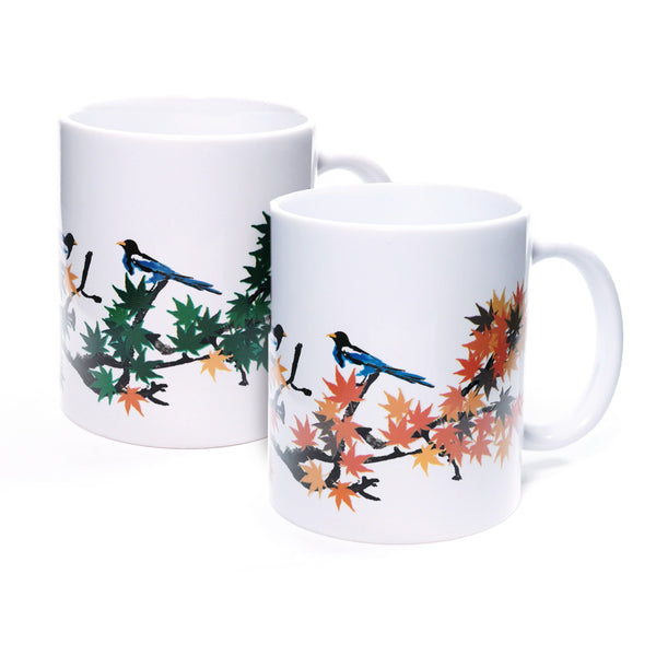 kikkerland Maple Leaves Morph Mug
