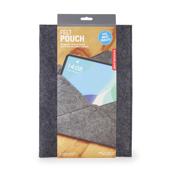 kikkerland Medium Felt Pouch