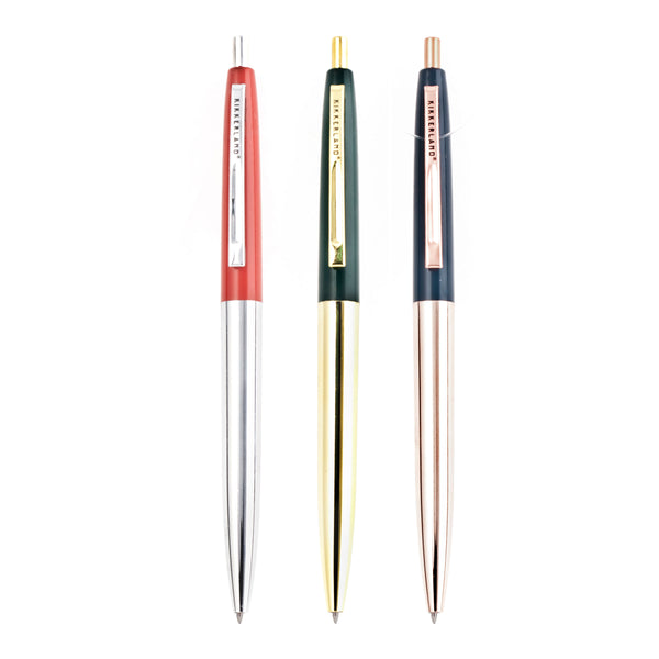 kikkerland Metal Retro Pens