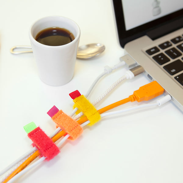 kikkerland Mini Color Cable Ties