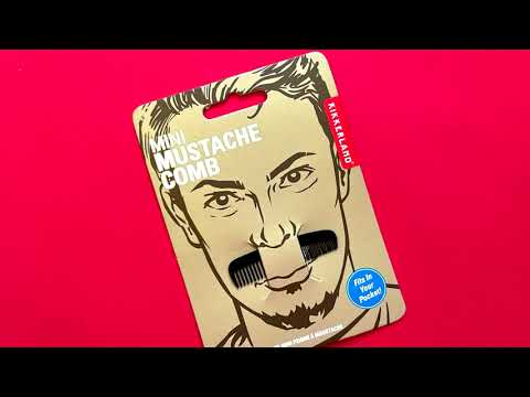 Kikkerland Mini Mustache Comb