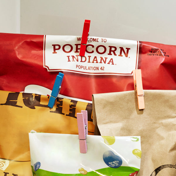 Kikkerland Mini Rainbow Clothespins