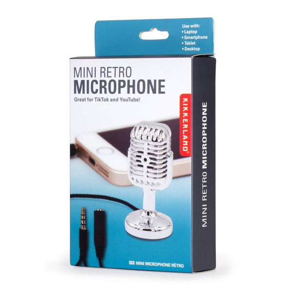 Kikkerland Mini Retro Microphone