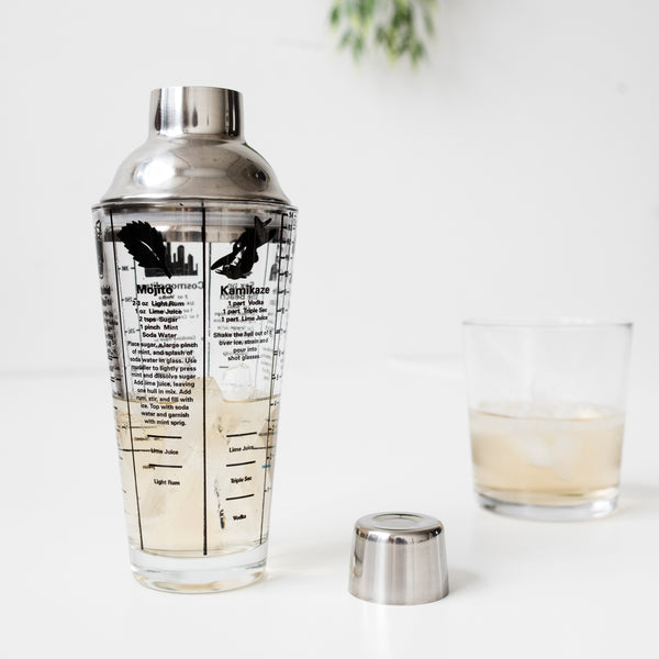 Kikkerland Mix Master Cocktail Shaker