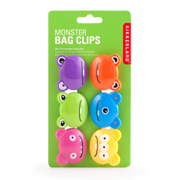 Kikkerland Monster Bag Clips