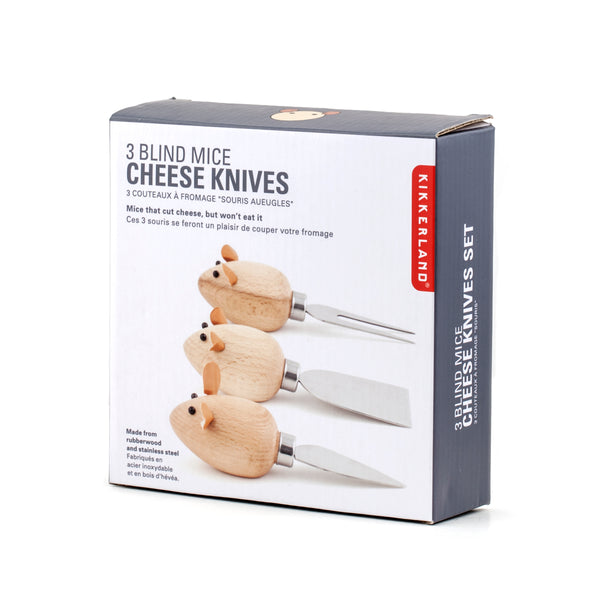 Kikkerland Mouse Cheese Knives