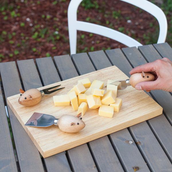 Kikkerland Mouse Cheese Knives