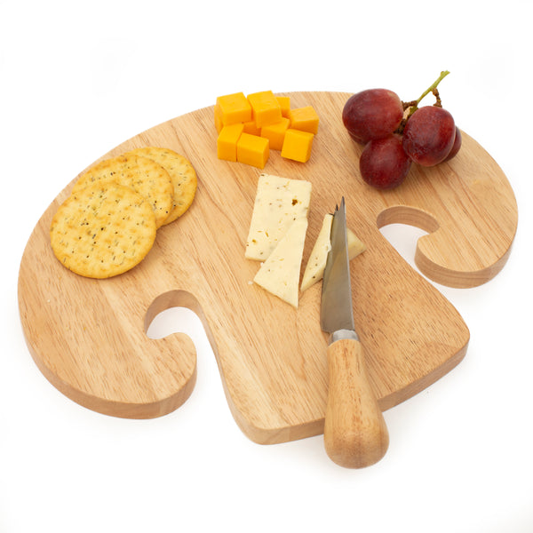 Kikkerland Mushroom Cutting Board & Knife
