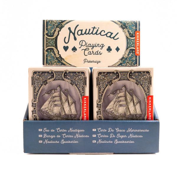 Kikkerland Nautical Playing Cards