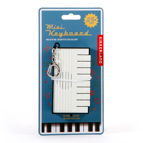 kikkerland On the Go Mini Piano Keyboard Keychain