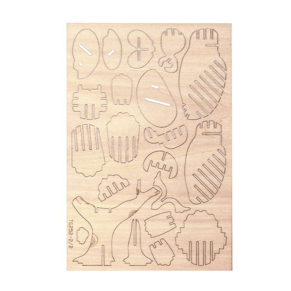 Kikkerland Owl 3D Wooden Puzzle