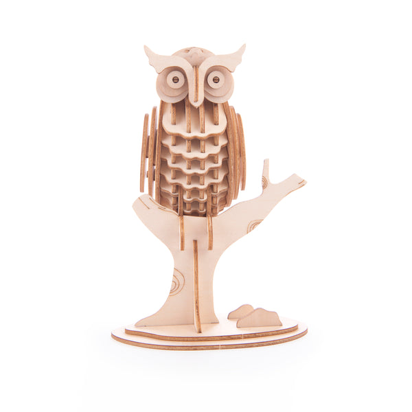 Kikkerland Owl 3D Wooden Puzzle