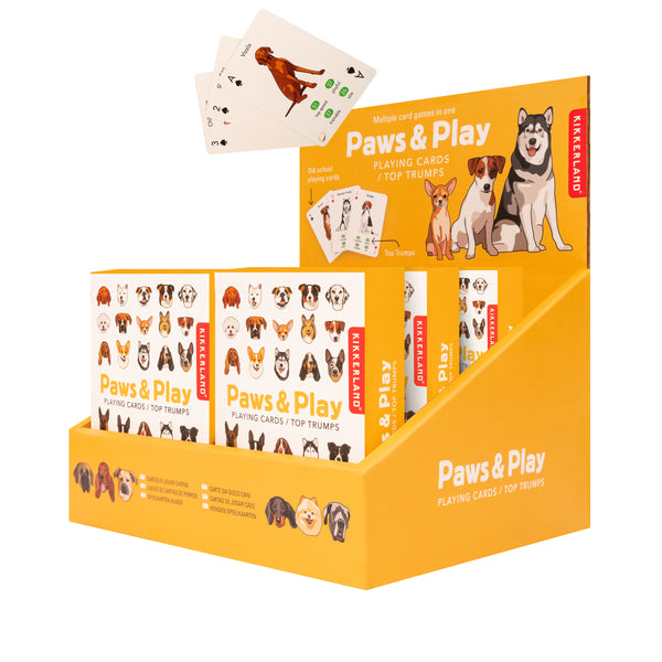 Kikkerland Paws & Play Playing Cards