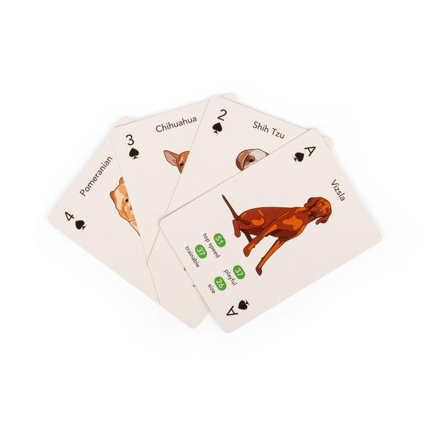 kikkerland Paws & Play Playing Cards