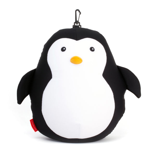 Kikkerland Penguin Zip & Flip Travel Pillow