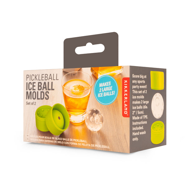 Kikkerland Pickleball Ice Ball Molds