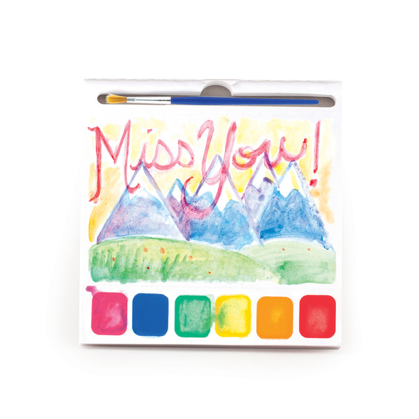 Kikkerland Postcard Paint Book