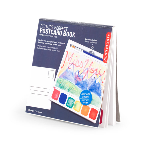 Kikkerland Postcard Paint Book