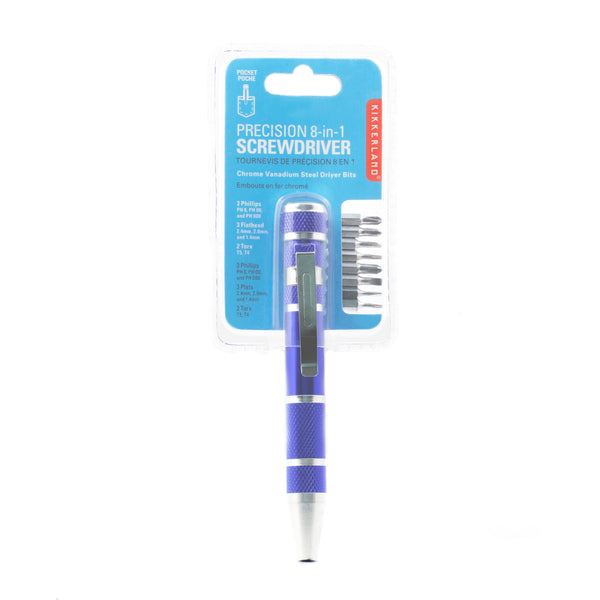 Kikkerland Precision 8-in-1 Screwdriver