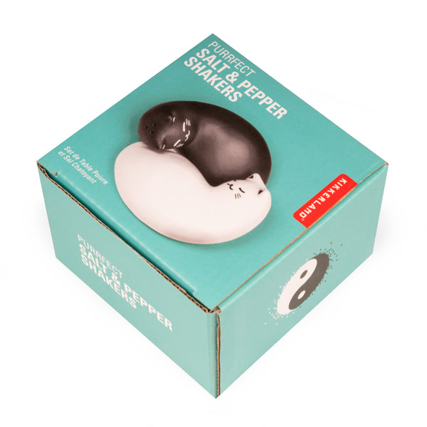 Kikkerland Purrfect Salt & Pepper Shakers